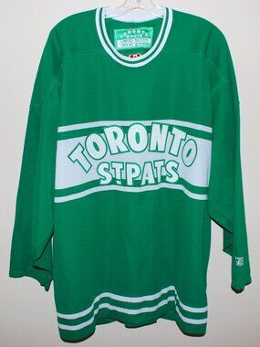 limited edition❤️1629/1927 Toronto Maple Leafs St. Pats Green Jersey CCM Canada